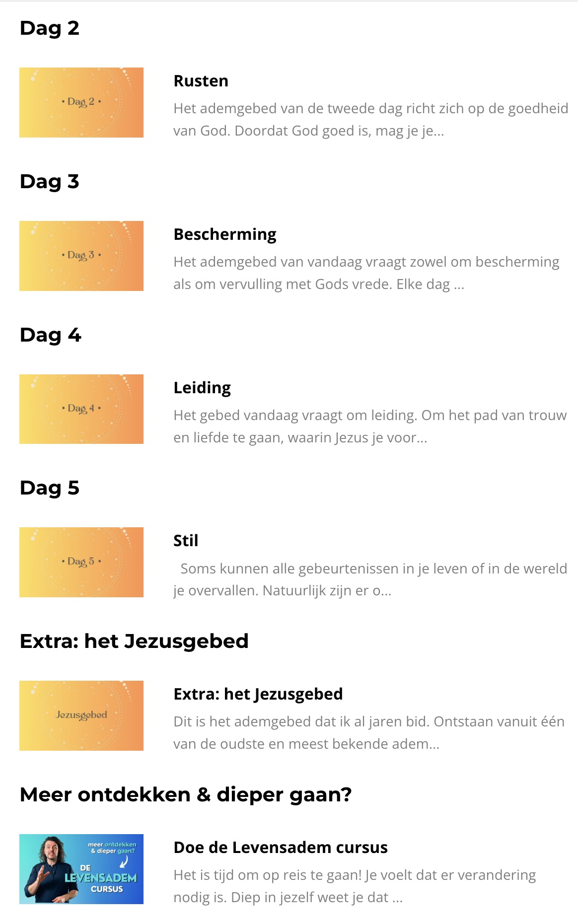 Ademgebed - De Ademgebed Vijfdaagse challenge